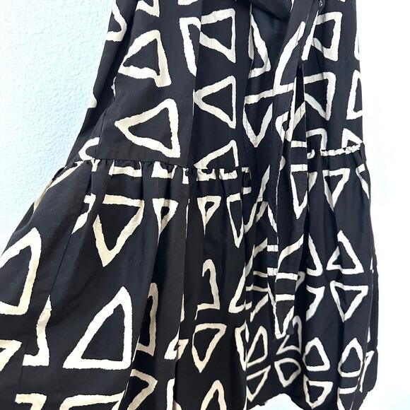 Corey Lynn Calter Keyanna Midi Dress Brown Cream Boho S Anthropologie - Picture 3 of 6